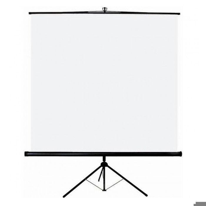 Écran de Projection Portable 150x150cm avec Trépied - Home Cinéma et Présentation Professionnelle