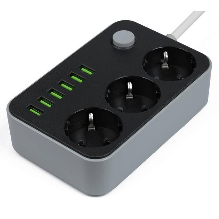 Multi-prise LDNIO, avec USB  3.4A fast charge