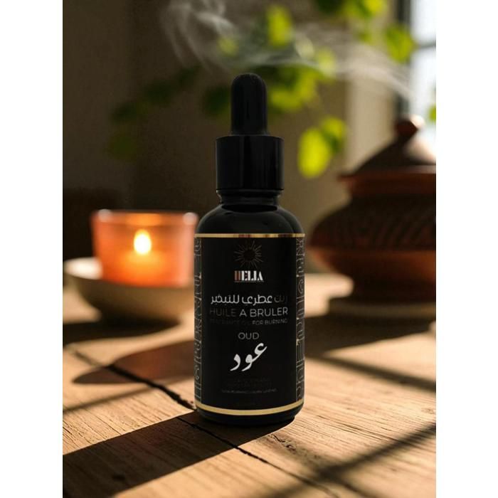Huile à bruler - HELIA - Oud - 30 ml - Parfum chaud - Ambiance élégante
