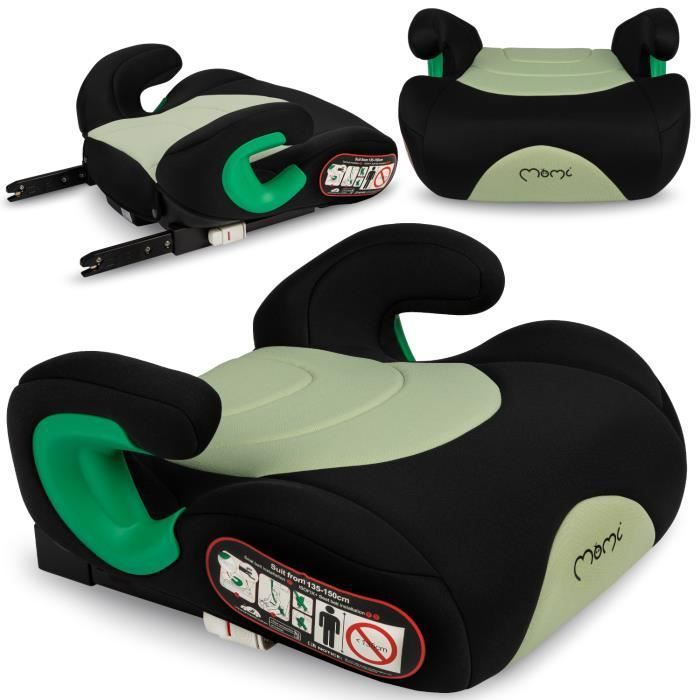 Siège auto rehausseur ceinturé MoMi VENKO – I-SIZE 135-150cm R129 – ISOFIX – Vert