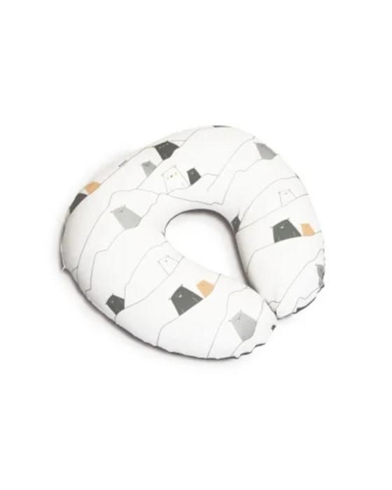 COUSSIN D'ALLAITEMENT ET MATERNITÉ SOFTY BEAR GRIS