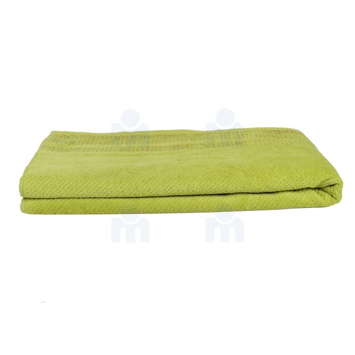 Serviette jacquard 550 GSM F651 100X150cm verte x1 pièce