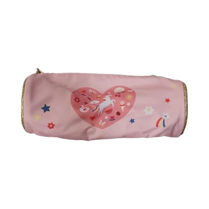 TROUSSE 1 ZIP MOTIF HAPPY PARTY  AUCHAN 23CM