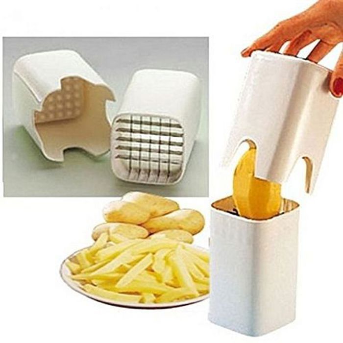 Lamacom coupe frites poussoir. Decoupe manuelle des pommes de terre