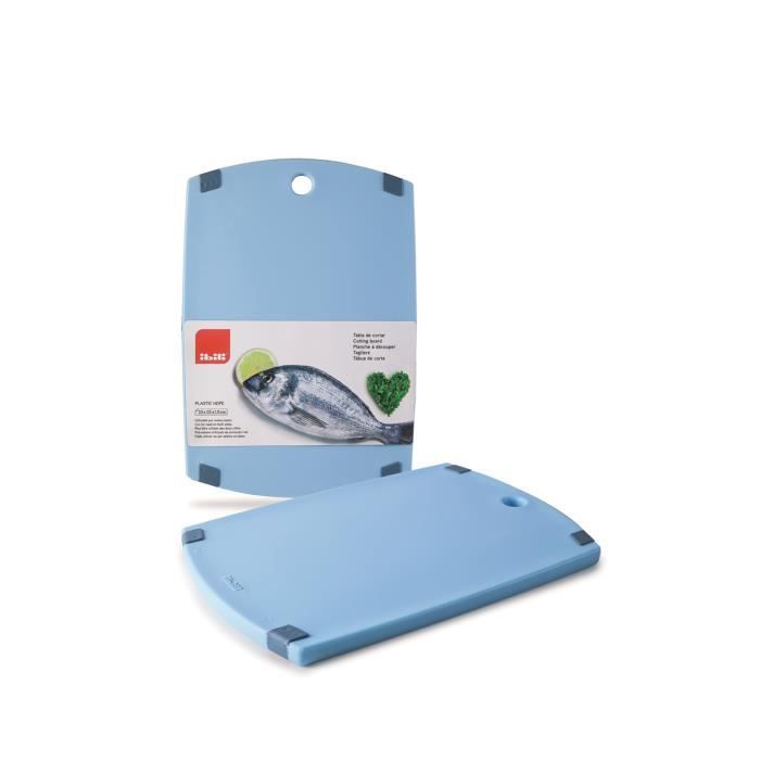 Planche à Découper - IBILI - 749433A - Plastique - Bleu - Design Poisson - 33 x 23 x 1,5 cm