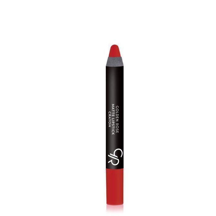 Crayon à lèvres - GOLDEN ROSE - N° 07 - Mat - Rouge - Hydratant
