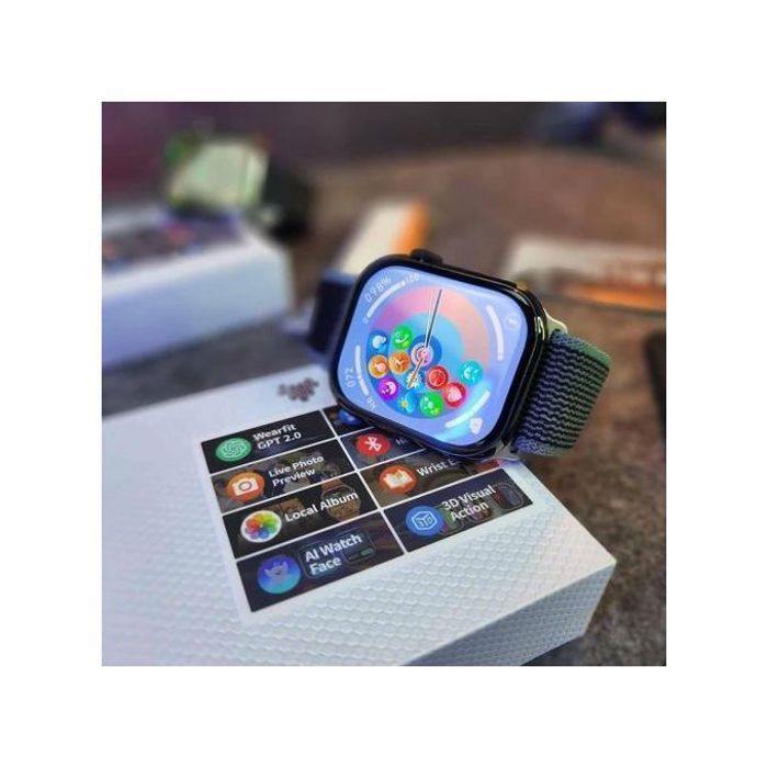 Smart Watch HK10 PRO PLUS ORIGINAL Ultra Amoled Display , Iphone, Android And Chat-GPT
