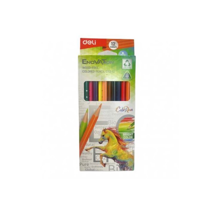 Deli Crayon Couleur De 12 GM Deli Réf C113-12