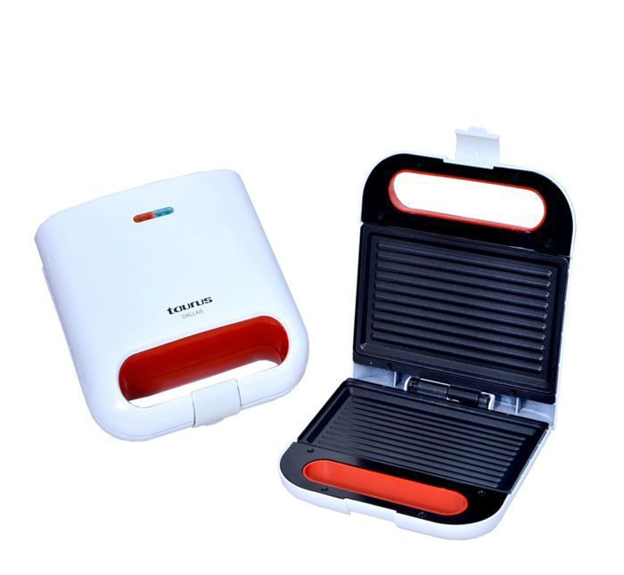Panini grill multifonction DALLAS, appareil à sandwichs 750W, plaques anti-adhésives- 2 ans de garantie