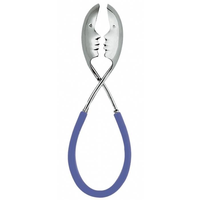 Pince à salade - Bugatti - Molla Kiss - Bleu - Plastique - Compatible lave-vaisselle