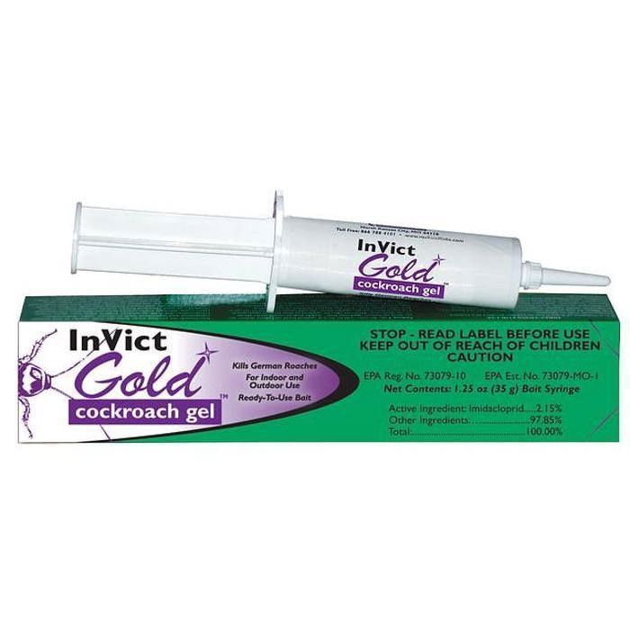 Insecticide InVict Gold Anti cafard Gel pour Cafard  (35gr). Made in USA