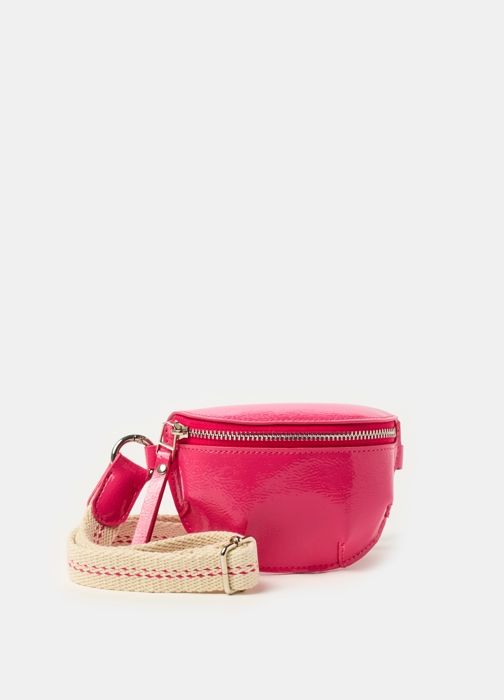 Sac - MARQUE - MARSUPIO - Paon Rose - Polyuréthane - Ceinture