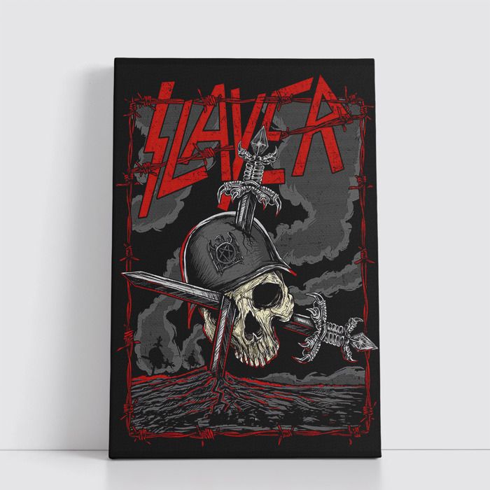 Tableau Rock sur Toile – Affiche Murale 25x40 cm Groupes de Rock Légendaires et Modernes 444