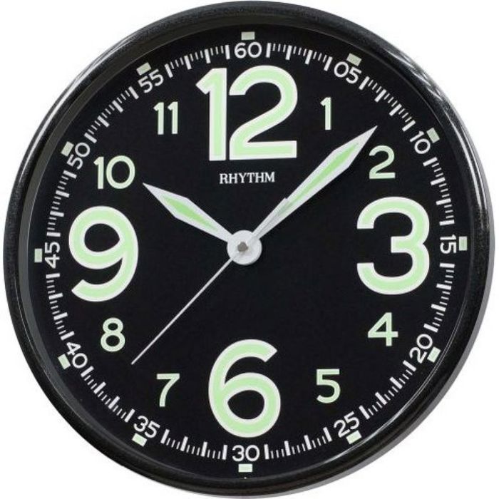 Rhythm - Horloge murale ronde avec cadran lumineux - 31cm - CMG499BR02