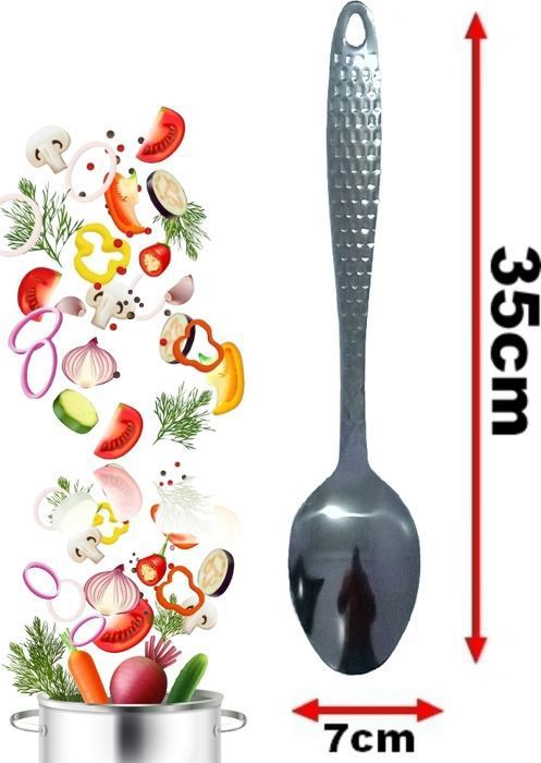 Cuillère de cuisine, Cuillère de service en acier inoxydable