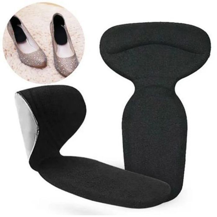 Coussinet de Soulagement de Douleur Coussins de Protections de Talon(2Pcs) noir