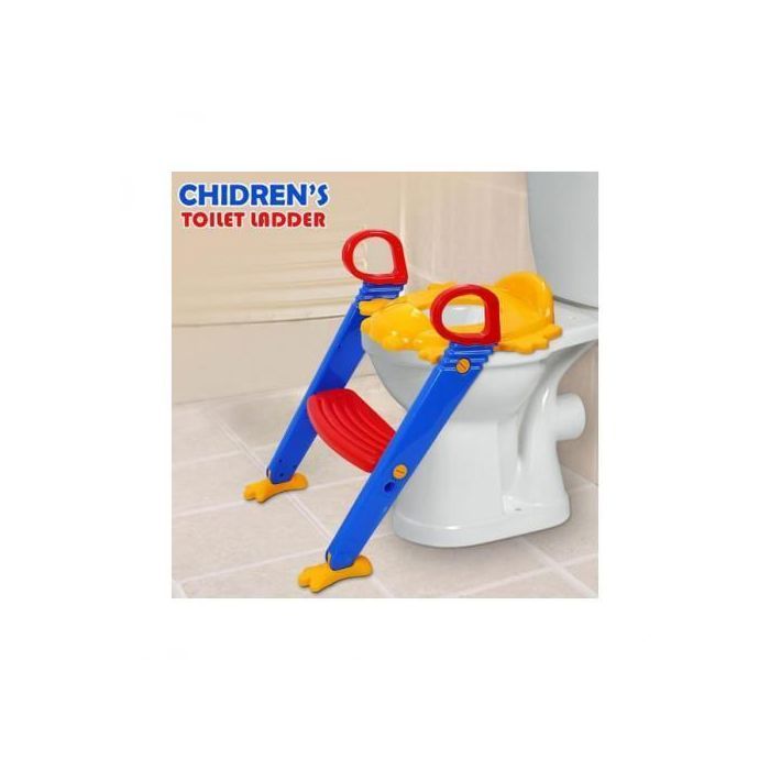 Siège de toilette pot bébé Siège pliable avec échelle réglable pour nourrissons