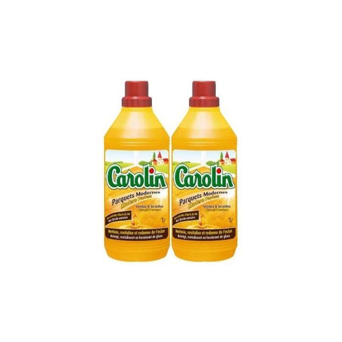 Carolin Nettoyant Sols - Parquets Modernes - 1 L - 2 pieces