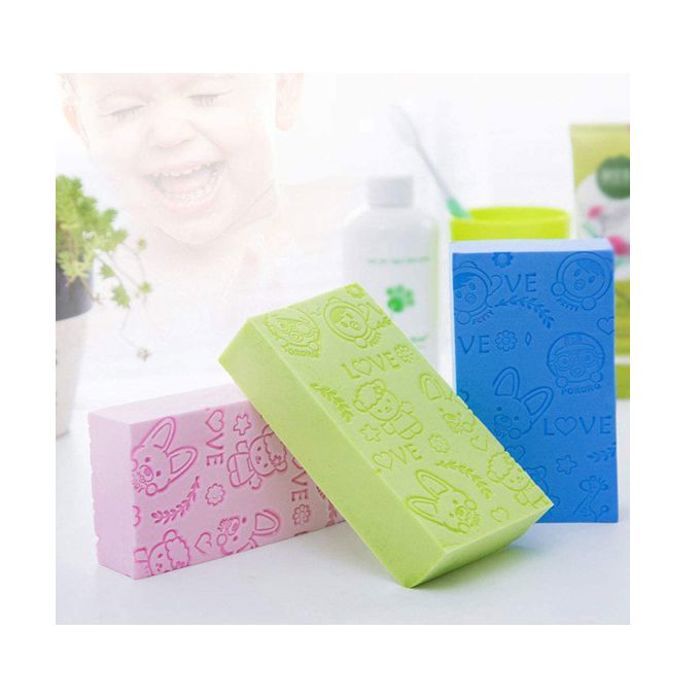 EXFOLIANTE ÉPONGE DE DOUCHE POUR LA PEAU (3PIECES)