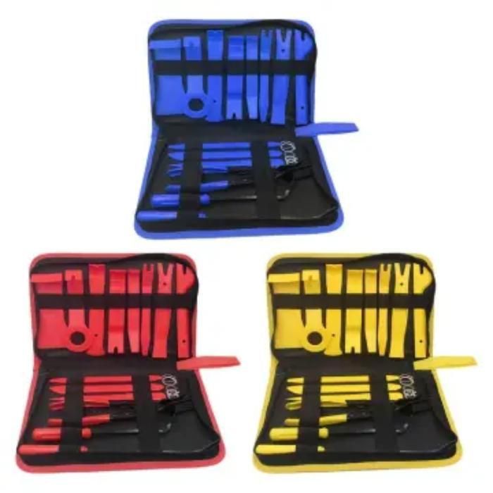 Kit d'outils de démontage d'autoradio,outil de réparation automatique (Couleur aléatoire)