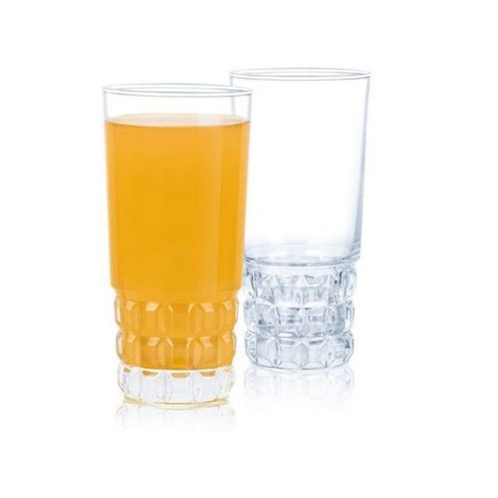 Luminarc ensemble de 6 verres à eau et à jus de fruits quardille - 330 ml