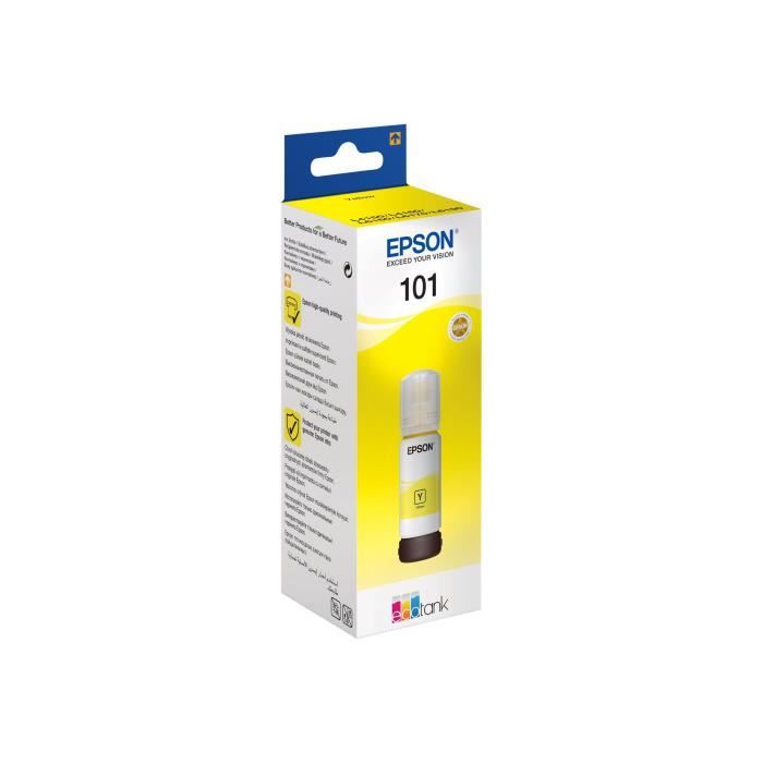 Bouteille d'Encre Usagée Epson EcoTank 101 - Jaune - Jet d'encre - 6000 Pages - EPSON
