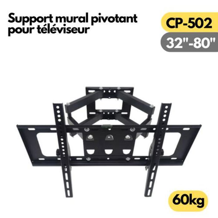 Support mural pivotant pour téléviseur CP-502