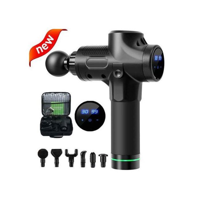 Pistolet de Massage à Percussion Profonde 30 Vitesse Vibration Corps Et Musculaire