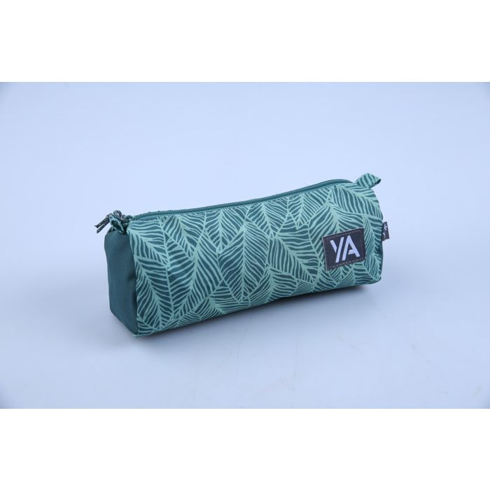 TROUSSE TRIANGULAIRE 1 ZIP MOTIF FEUILLE AUCHAN