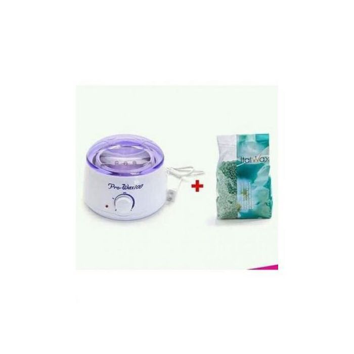Pro Wax Machine Professionnel Chauffe-Cire +ITALWAX CIRE 1KG granulés