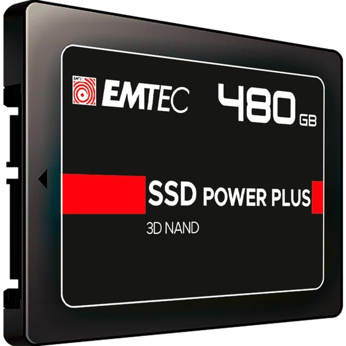 Disque SSD interne EMTEC Power Plus - 480 Go - SATA 6Gb/s - Antichoc