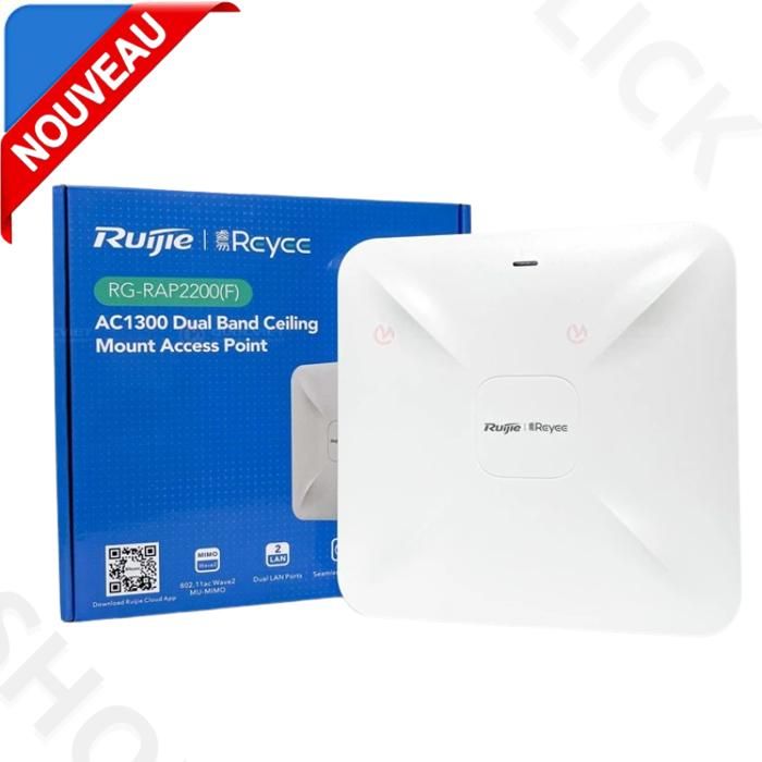 Point d'accès sans fil Ruijie Reyee RG-RAP2200(F)
