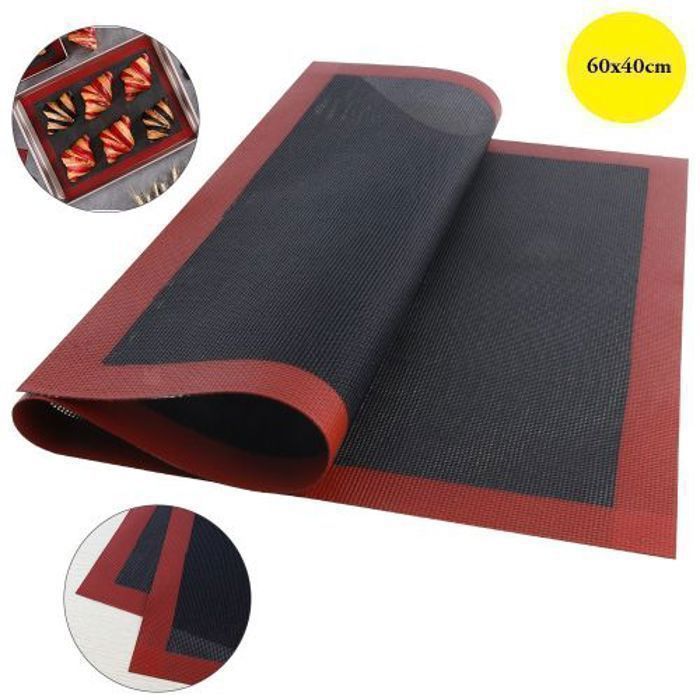 Tapis alimentaire - Non spécifié - Réutilisable - Silicone alimentaire - Antiadhésif - Micro-perforé