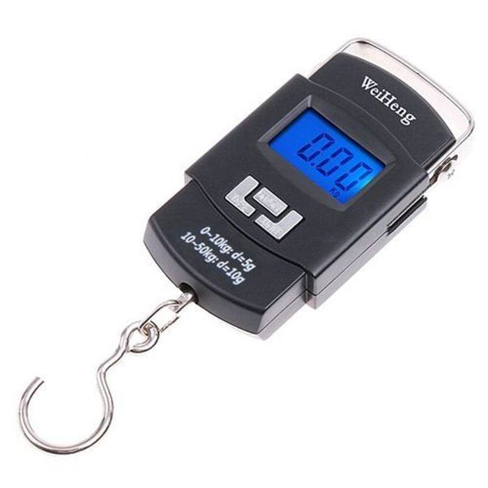 WeiHeng Portable Electronic Scales High Precision Portable Blue Backlit Scale