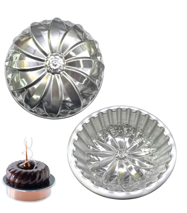 Moule à Gâteau à cake en aluminium 3D, Outil de Décoration pour Poêle à Gâteau, Cannelé, Ustensiles de Cuisson Accessoires