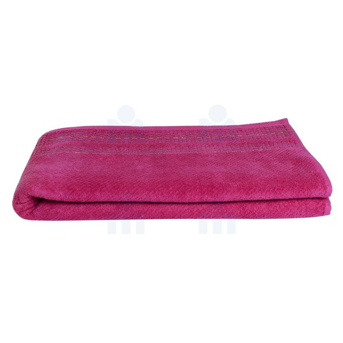 Serviette jacquard 550 GSM F651 50X90cm fuschia x1 pièce