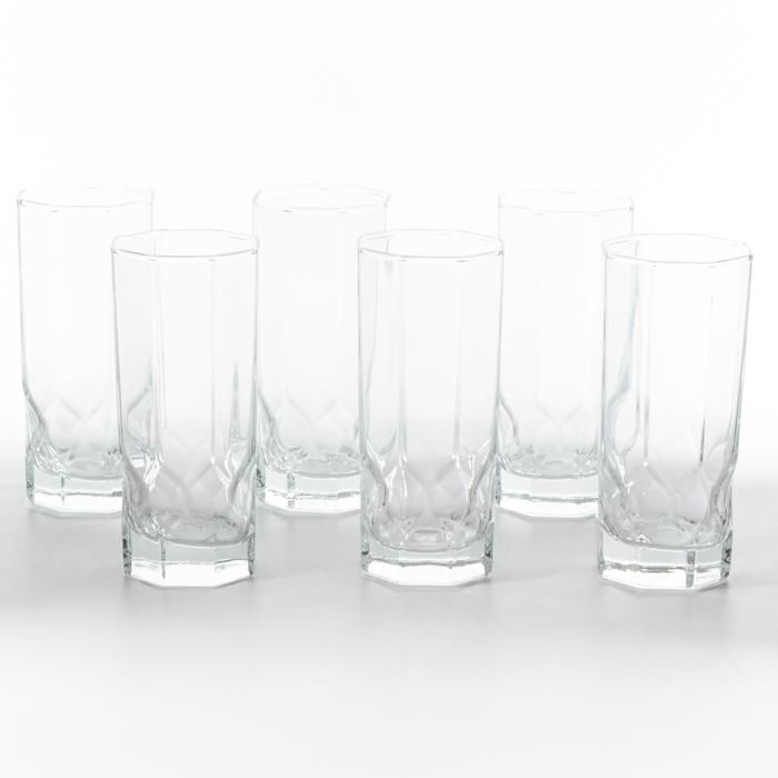 SET 6 VERRES A EAU 31CL OCTIME DIAMOND LUMINARC