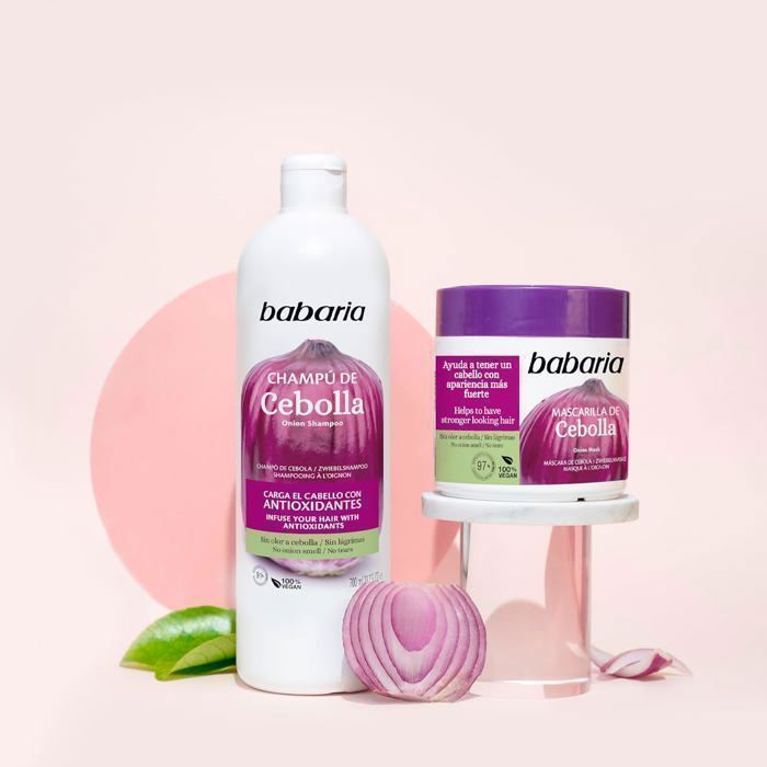 Pack Anti-chute - Babaria - Shampoing + Masque - 700ml - Pour Femme - Traitement Cheveux