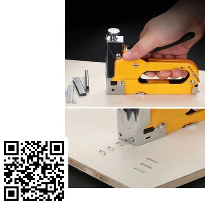 Agrafeuse 3 en 1 multifonction pour bois et mur, outil professionnel