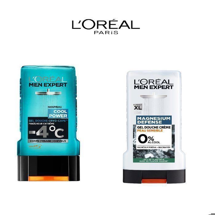 Gel douche - MAGNESIUM - LOT DE 2 - SENSITIVE - Minérale - Apaisant et revitalisant