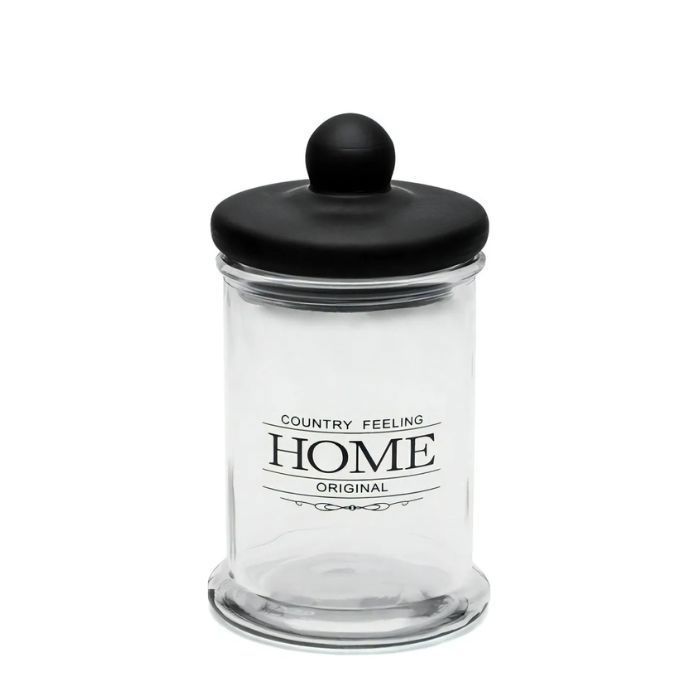 Bocal de rangement en verre - GENERIC - 1600 ml - Couvercle - Design épuré - Pour aliments secs