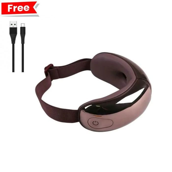 Masseur Oculaire - GENERIC - MDHL - 3 Modes de Massage - Compresse Chaude - Musique Intégrée + cable type-c gratuit