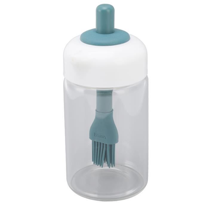 Distributeur de bouteilles d'huile - DUOKON - Press Control - Verre - 230 ml - Vert foncé
