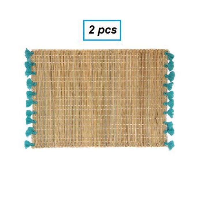 Tapis en osier durable et facile à nettoyer