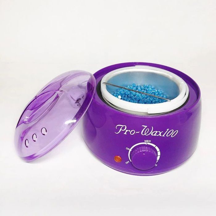 Chauffe-cire chaude Pro Wax 100 avec controle de temperature pour femmes mauve