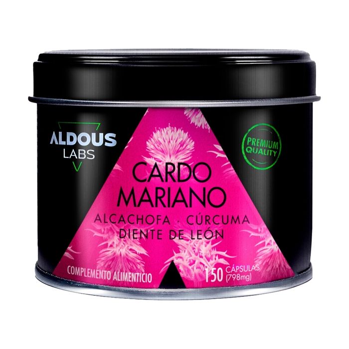 ALDOUS BIO - Chardon Marie au curcuma, artichaut, pissenlit et desmodium 150 capsules de 798mg
