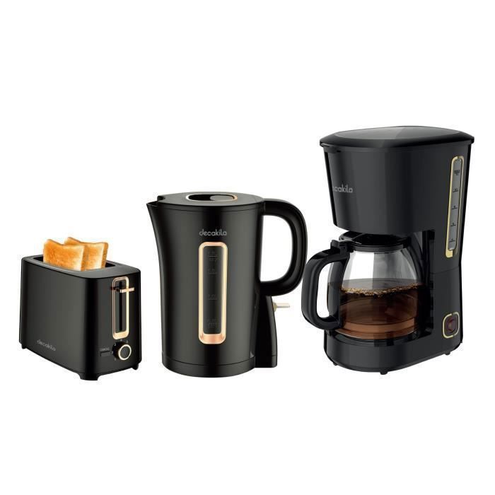 Pack petit déjeuner Bouilloire Grille pain Cafétière - DECAKILA