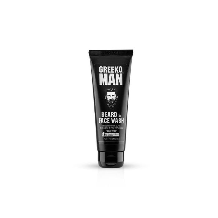 Nettoyant barbe et visage Greeko Man plus claires et plus fraîches - 75 ml