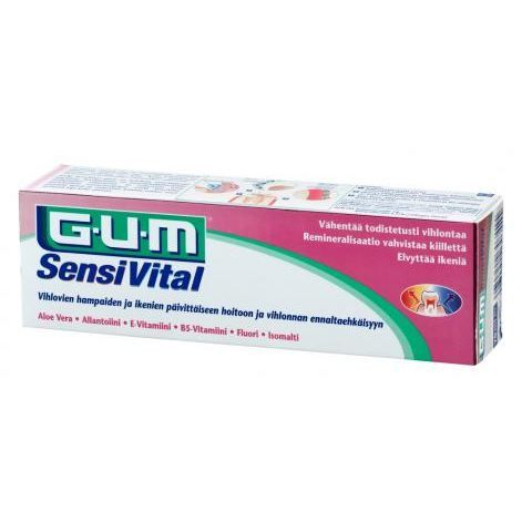 Dentifrice Gum Sensivital - Soulage la douleur des dents sensibles - 75 ml