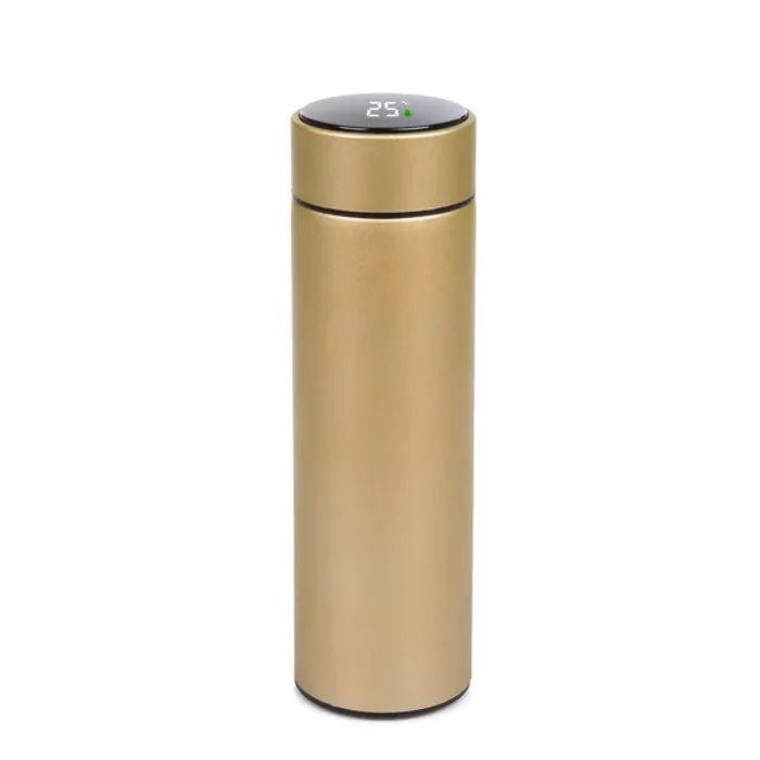 Bouteille isotherme intelligente avec affichage de température - Couleur Gold
